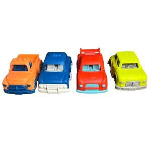 Lot of 4 Wonder Wheels by Battat Plastic Cars Kid‎ Toys Cars Vehicles